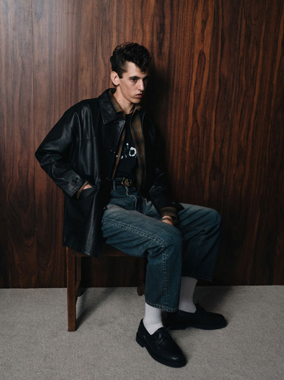 DELUXE 「WILDTHING」 カウレザー カーコート