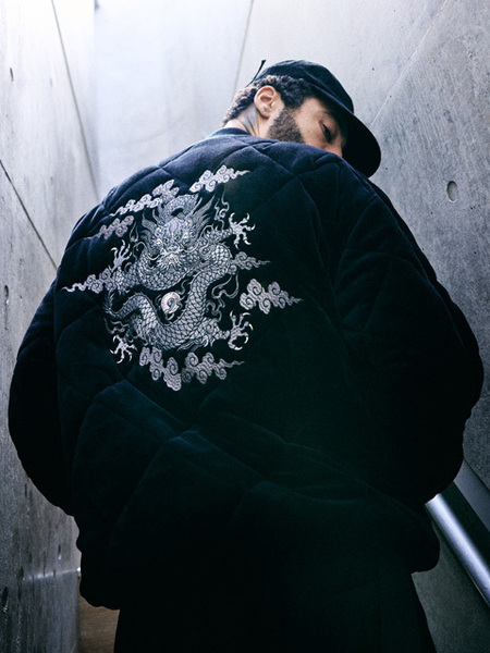 DELUXE x TIGHTBOOTH 「DELUXE x TIGHTBOOTH VELOUR SOUVENIR JKT