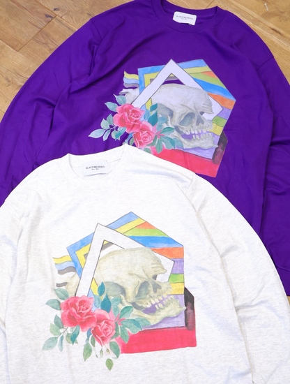 Black Weirdos 「Skull Drawing LS Tee」 プリントロング