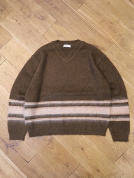 RADIALL 「HUNTINGTON - V NECK SWEATER L/S」 モヘア Vネックニット