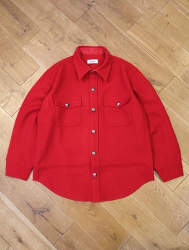 RHC melton CPO shirts M オリーブ系 MASSES＞MELTON CPO JKT | MAKES ONLINE STORE