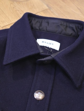 MASSES 「MELTON CPO JKT」 メルトンウール CPOシャツジャケット