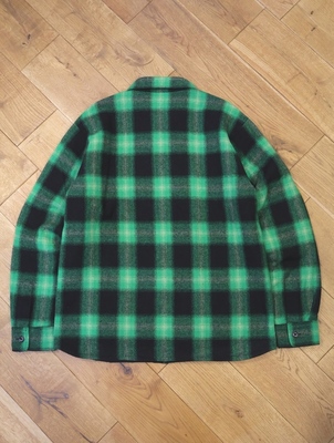 RATS 「WOOL CHECK SHIRT JKT」 ウール オンブレーチェックシャツ