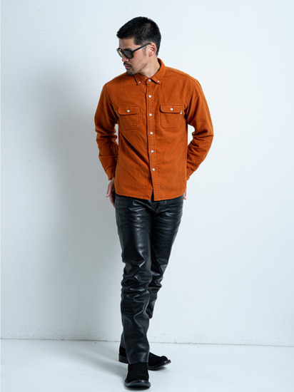 RATS 「MOLESKIN B.D SHIRT」 モールスキン ボタンダウンシャツ