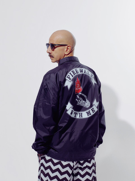 【希少 入手困難】ジルサンダー　バックプリント　ナイロン　コーチジャケット 希少 入手困難】ジルサンダー バックプリント ナイロン コーチ